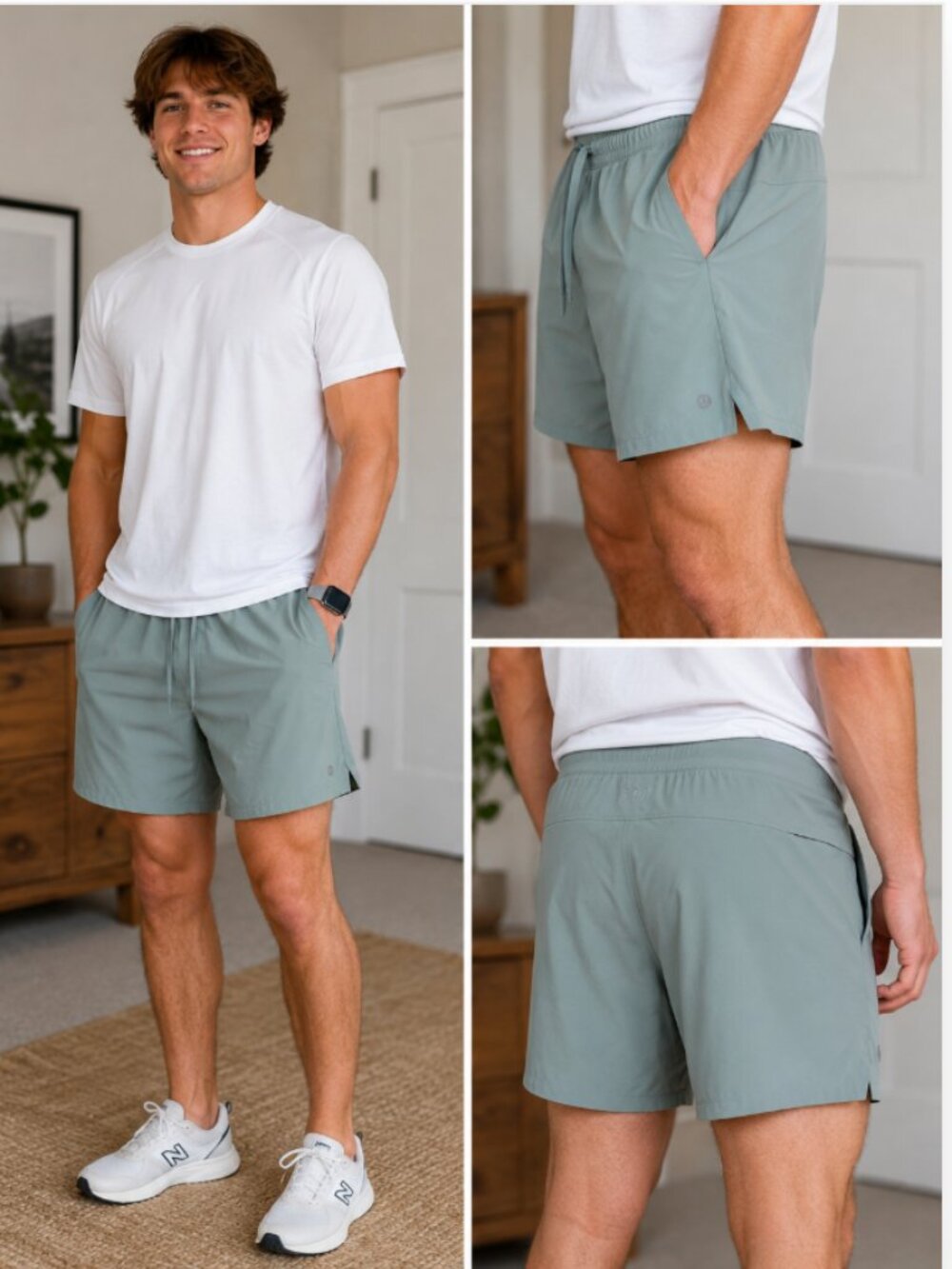 Lululemon Zeroed In Casual Shorts – Frosted Jade – Men's XL